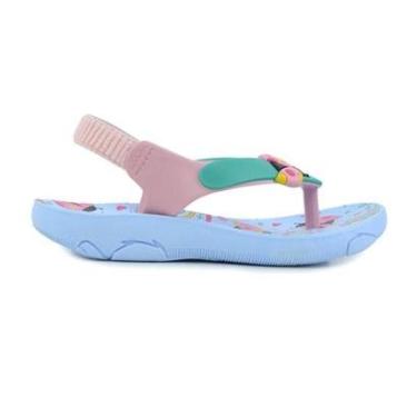 Imagem de Chinelo Infantil Feminino Klin Acqua Azul - 4421-Feminino