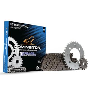 Imagem de VULCAN.BOR, Kit Relação Transmissão Standard Compátivel com Pop 110i Aço 1045 Vulcanbor