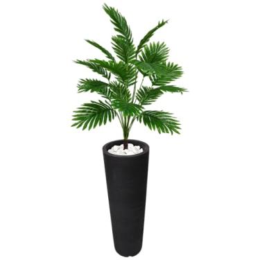 Imagem de Coqueiro Artificial Para Sala Grande Com Vaso 160Cm (Preto)