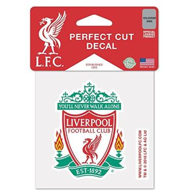 Imagem de WinCraft MLS Liverpool FC 10 x 10 cm Decalque de cor com corte perfeito, tamanho único, cor do time