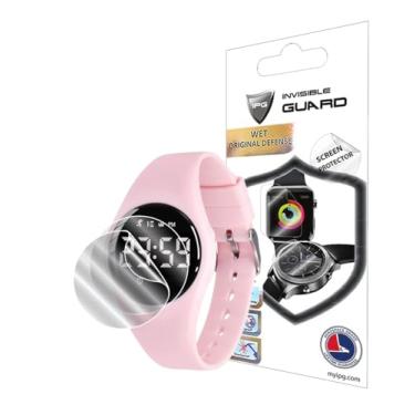 Imagem de IPG Protetor de tela de hidrogel para relógio esportivo digital ALPS Kids Watch (2 unidades) Película transparente HD invisível antiarranhões - suave/autorreparador/sem bolhas para Alpes