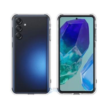 Imagem de Capa Capinha Anti Impacto Compatível Samsung Galaxy M35 Case Antishock Transparente