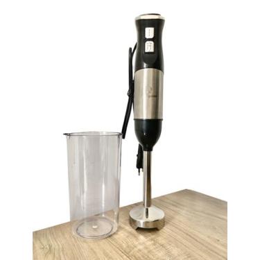 Imagem de Mixer de Alimentos Inox Processador de Alimentos Potente 1000w 110V + 