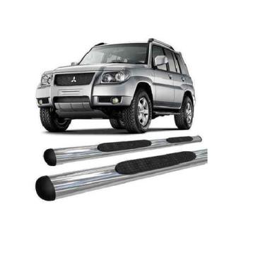 Imagem de Estribo Lateral Tr4 Oval Oblongo Cromado Pajero Tr-4 - HOZZ