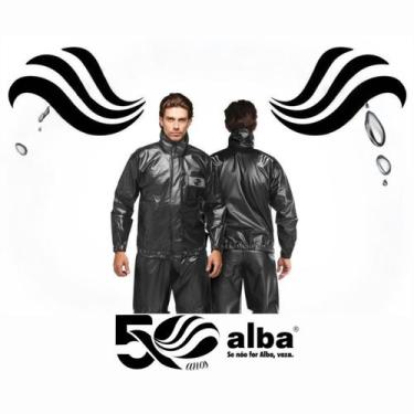 Imagem de Conjunto capa de chuva alba europa pvc  masculino motociclis, EG