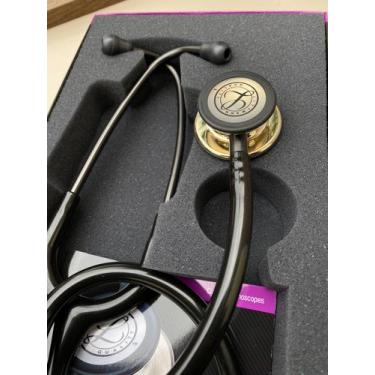 Imagem de Estetoscópio Littmann Classic III 5861 Black Champagne - 3M - 3M - Lit