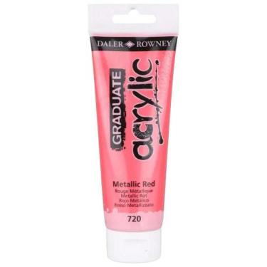 Imagem de Tinta Acrílica Graduate 120ml Verm. Metal. 720 Daler Rowney - DALER & 