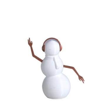 Imagem de Estatueta Eve - Amigos de Neve - Galanta, Branco/Cobre
