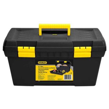 Imagem de Caixa Plástica de Ferramentas 19 Simples Stanley Com 2 Travas de Plást