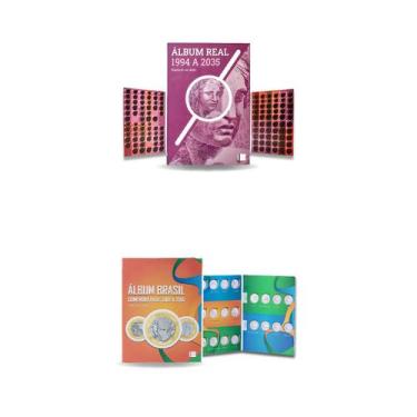 Imagem de álbum de moedas real 1994 a 2035 + álbum olímpiadas Rio 2016 - Numismá
