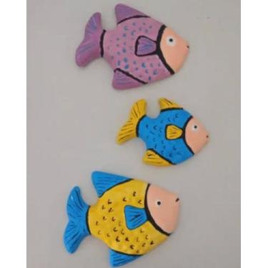 Imagem de Forma/molde Abs Artesanato trio de Peixes - FARIAS