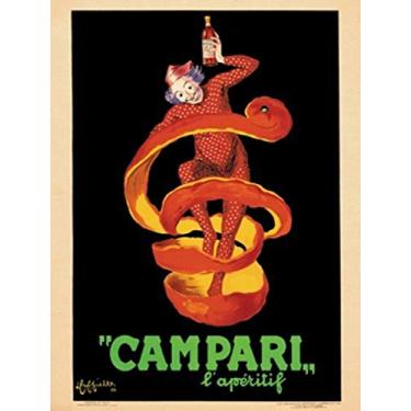 Imagem de Buyartforless Pôster de impressão artística Campari L'aperitif 1921 de Leonetto Cappiello 32x24