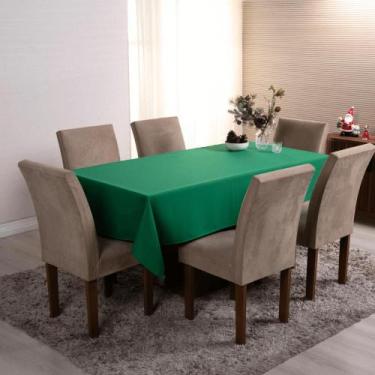 Imagem de Toalha de Mesa 6 Lugares 2,00 x 1,40m Tecido Oxford Liso 1 Peça Natal 