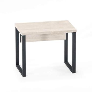 Imagem de Mesa Auxiliar Tubolar PE 40 Pandin 90 Cm Casablanca e Grafito
