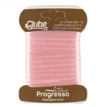 Imagem de Fita Rosa - 10m x 4mm - Cor 206 - T900/000 - 1 unidade - Fitas Progres