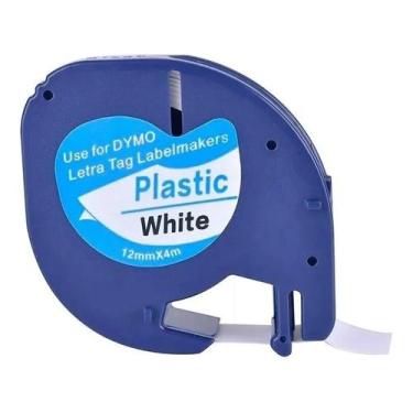 Imagem de Fitas Plastica P/ Etiquetadora Dymo Letratag 12mm