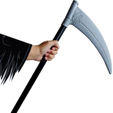 Imagem de Foice Fantasia Da Morte Halloween Acesssório Adulto Plástico - LePlast