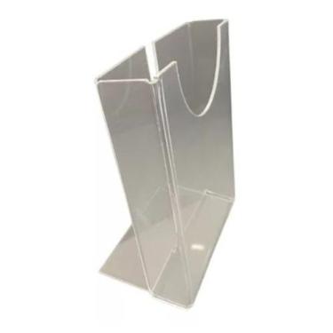 Imagem de Display A6 (10x15) Porta Panfleto Flyer Folder Acrílico 5pcs - AGV Cri