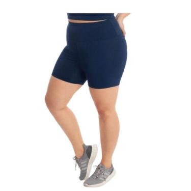 Imagem de Short Feminino Plus Size Cintura Alta em Suplex Poliéster - Fasciniun 