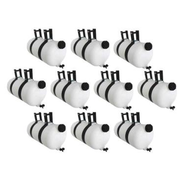 Imagem de Corote Barrica Agua Caminhão 26 Litros Branco C/Suporte 10un - Bepo