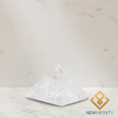 Imagem de Pirâmide de Cristal 90g Pedra Natural - Infinity, Transparente