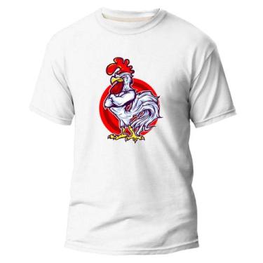 Imagem de Camiseta Básica Algodão Premium Estampa Digital Galo Cego - Pavesi, Br