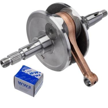 Imagem de Virabrequim CG Fan 125 2009 a 2018 - Com biela - WW3