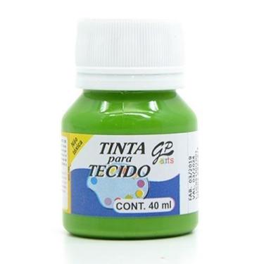 Imagem de Tinta para Tecido Gato Preto 40ml, 472 VERDE ABACATE