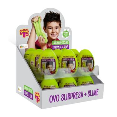 Imagem de 3 Und Ovos Surpresa Slime Brilha No Escuro - Doce Brinquedo