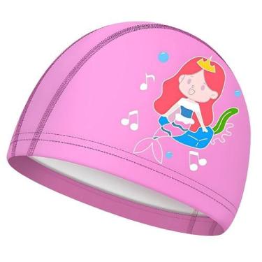 Imagem de Touca De Natação Adulto e Infantil Profissional - Hero Band, Sereia ro