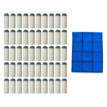 Imagem de Dynwave Pacote de 50 Pontas para Sinuca com Giz Adicional, 9mm