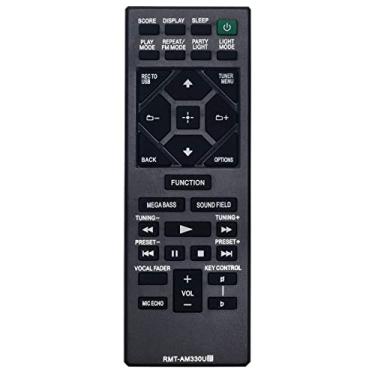 Imagem de PerFascin RMT-AM330U RMTAM330U Controle remoto de substituição adequado para Sony Home Audio System MHC-V13 MHC-V50 MHCV13 MHCM20 MHC-M20 MHC-V21 MHC-V71 MHC-V90W MHC-V77W SHAKE-X10 SHAKE-X30