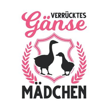 Imagem de Gänsezüchter Notizbuch: Verrücktes Gänse Mädchen Gans Mädel Gänsezüchterin / 6x9 Zoll / 120 karierte Seiten Seiten