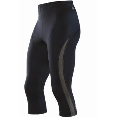 Imagem de PEARL IZUMI Calcinha de corrida masculina Infinity Preto/Cinza sombreado, Grande