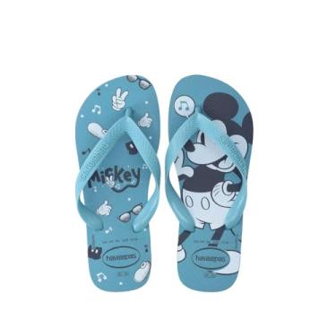 Imagem de Chinelo Azul Tranquilidade Top Disney Havaianas Adult Licenses n° 41/42