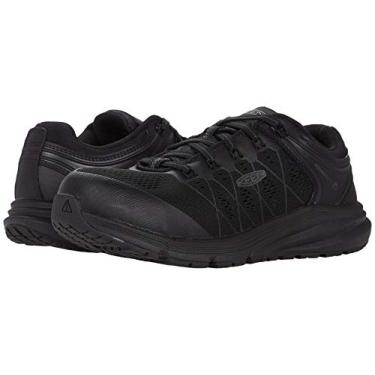 Imagem de KEEN Utility Vista Energy Tênis masculino de altura baixa, bico composto, sapato de trabalho industrial, Preto/Corvo, 39
