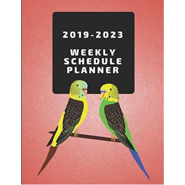 Imagem de 2019-2023 Weekly Schedule Planner: Parakeet Themed Five Year Diary