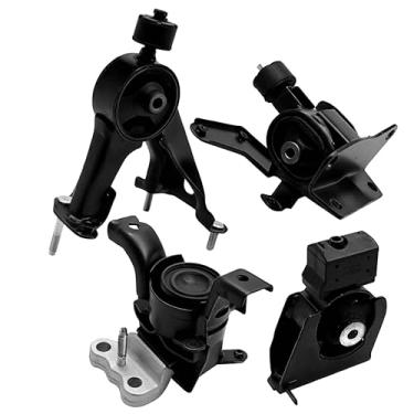 Imagem de YOMALL Kit de montagem de motor e transmissão 4 peças compatíveis com Vibe 1.8L 2009-2010, com matriz 2009-2013 1,8L, com Corolla 1.8L 2009-2018 Substituir # A62015, A62023, A62027, A62022