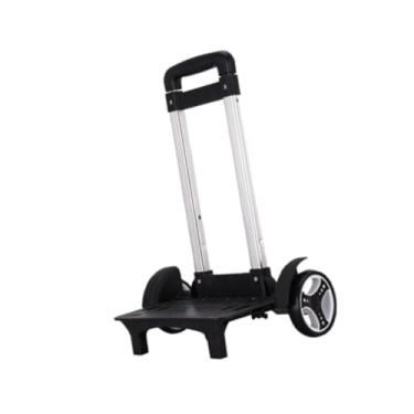 Imagem de Esquirla Saco carrinho carrinho de compras com rodas carrinho de compras carrinho de compras multiuso idosos condomínios pessoal handtruck mochila trole, Preto