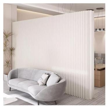 Imagem de Biombos e Divisórias Divisória De Tela Divisória Dobrável Moderna Branca, Flexível E Ajustável Divisória De Tela De Privacidade Para Decoração De Interiores De Escritório Doméstico E Separação De Espa