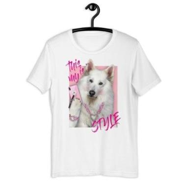 Imagem de Camiseta Blusa Feminina Dog Husky Style-Feminino