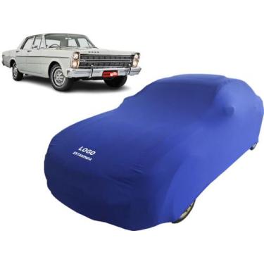 Imagem de Capa Carro Antigo Ford Galaxie Colecionador Luxo - Mz, Azul