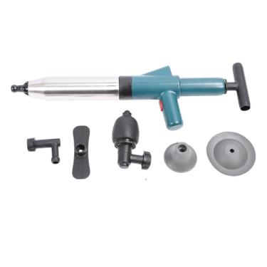 Imagem de Máquina Removedora de Entupimento de Drenagem, Material Robusto, Fácil de Usar, Desentupidor de Drenagem Multifuncional de Alta Pressão para Banheiros, Tubo e Pia Entupidos (GREEN)
