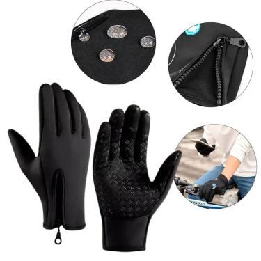 Imagem de Luva Impermeável com Touch Screen Entregador Motociclista