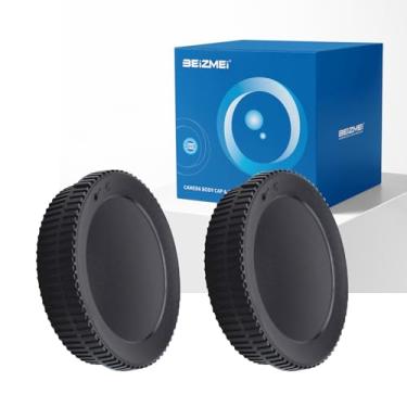 Imagem de Tampa do corpo e tampa da lente traseira da câmera compatível com lente de câmera de montagem Nik Z Z7II Z6II Z50 Z6 Z7 substitui LF-N1 BF-N1 (2 peças)