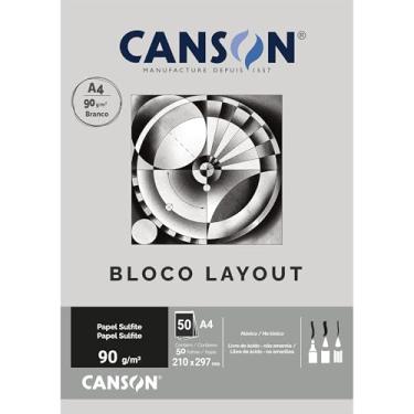 Imagem de Bloco Técnico A4 90g/m², Canson, 66667033, Layout, 50 Folhas