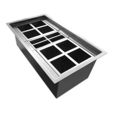 Imagem de Calha Úmida Ludrio 40cm / 2porta talheres grande+1porta talheres peque