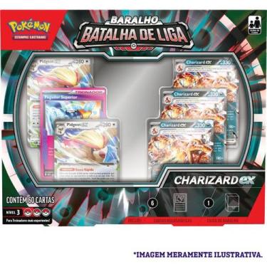 Imagem de Deck Pokemon Charizard Ex Batalha De Liga Original Copag