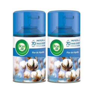 Imagem de 2 REFIS de 250ml Bom Ar Automático - Fragrância Flor De Algodão