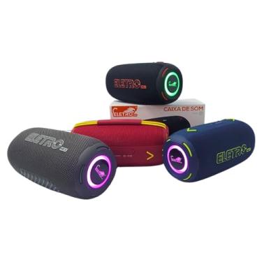 Imagem de Caixa de Som Bluetooth Portátil LED 100W Prova D'agua com Alça Marca: Eletromex